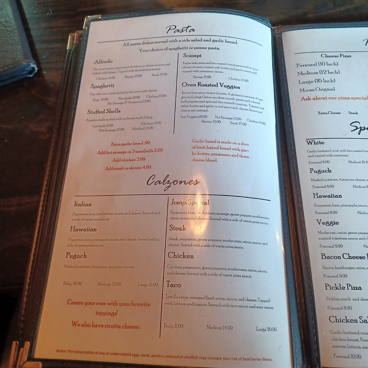 Menu Joey's-3